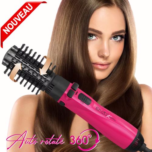 product_image_name-Enzo-Brosse Chauffante sèche-cheveux 4 En 1 Pro 1500W Ionique pour défriser les cheveux EN-746B-4