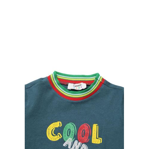 product_image_name-Trendyol-T-Shirt Pour Garçons Polyester - Pétrole-6