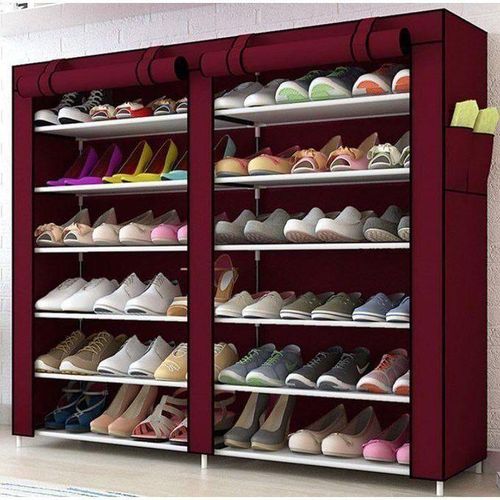 product_image_name-Generic-تخزين أحذية رمادي أنيق - سعة كبيرة قابلة للتعديل-3