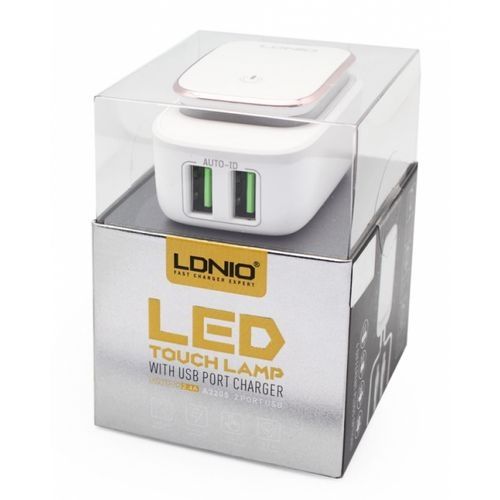 Ldnio A2205 Double USB Chargeur Mural Avec LED Lumière Pour Universal Voyage Adaptateur Pour Mobile Téléphone