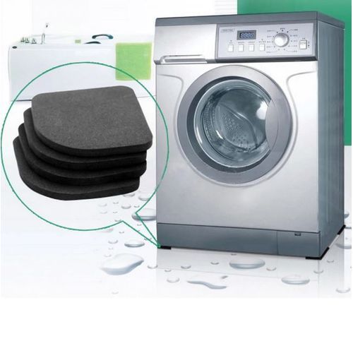 4 pièces Amortisseurs lave linge,Tapis Anti-Vibration pour Machine