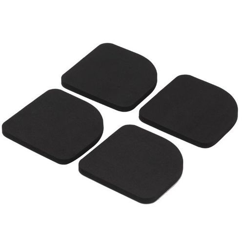 Generic 4 pièces noir EVA Machine à laver pons Anti-vibration coussin Anti-bruit  tapis antidérapants à prix pas cher