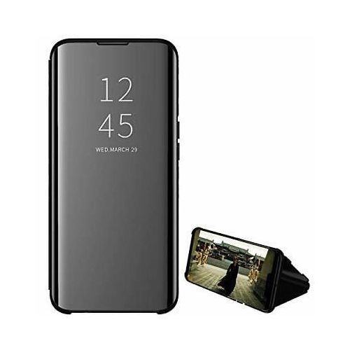 product_image_name-Generic-Huawei Nova7i Plating Mirror Leather Case - Black-1