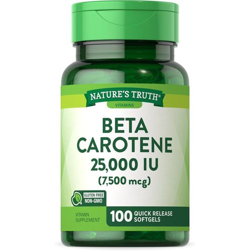 product_image_name-NATURE'S TRUTH-Beta Carotene 25000 IU, Vitamine A Supplement -2