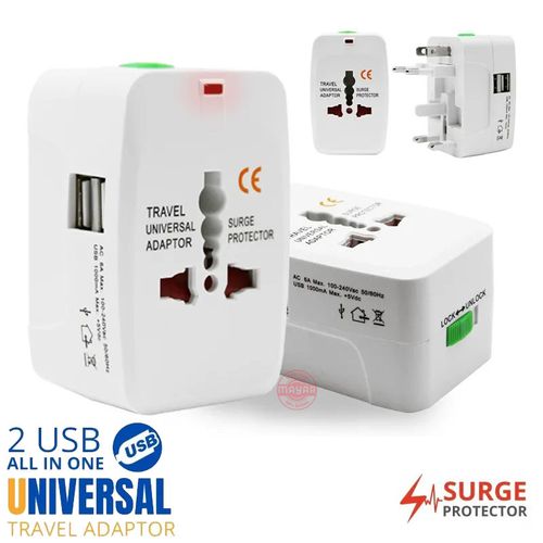 product_image_name-Generic-محول السفر العالمي مع منفذين USB عالميين لقابس المملكة المتحدة / الاتحاد الأوروبي / الاتحاد الأفريقي-1