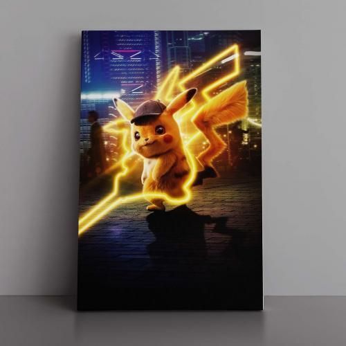Generic Tableau Mural Décoratifs Graphic imprimé- Pokemon Pikachu à prix  pas cher