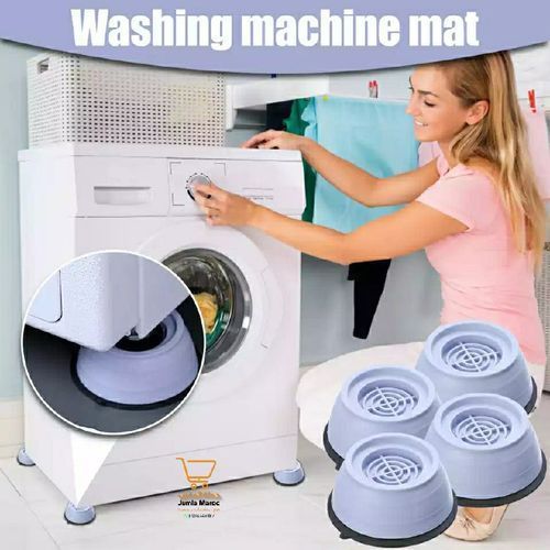 Generic 4 Tapis anti-vibration pour machine à laver et anti-dérapants Support  machine à prix pas cher