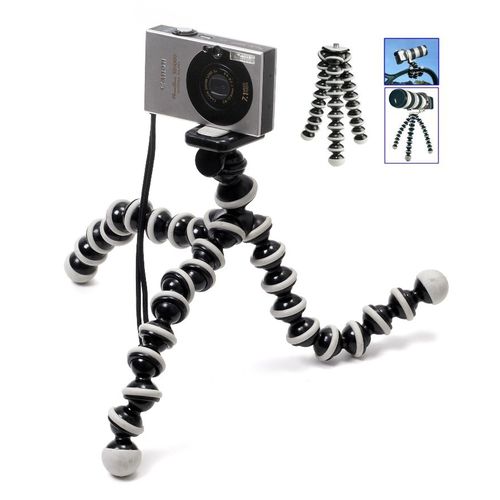 tripod trépied Robuste universel support de caméra flexible portable peut  plier le trépied Mini Octopus pour héros caméra HD appareil photo à prix  pas cher