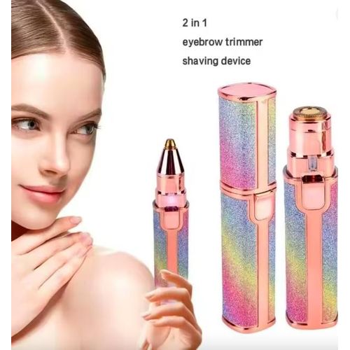 product_image_name-Generic-آلة إزالة الشعر الكهربائية 2 في 1، ماكينة حلاقة الحواجب للجسم النسائي، وآلة إزالة الشعر للشفاه قابلة للشحن-1