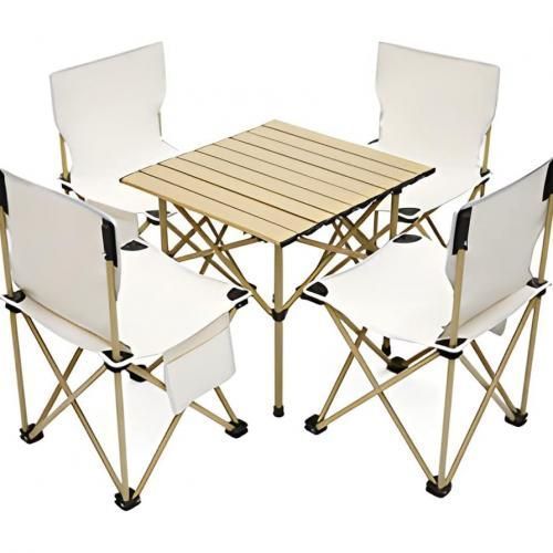 Generic table de camping pliante et 4 chaise Pliante réglable multifonction  Portable, avec sac de transport à prix pas cher