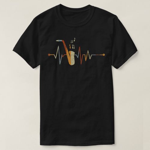 product_image_name-Generic-Retro Heartbeat Saxophone T-Shirt-2