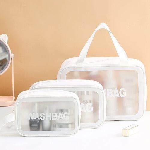 product_image_name-Generic-Lot de 3 Pcs Trousse Washbag Transparent pour Femme de Maquillage-1
