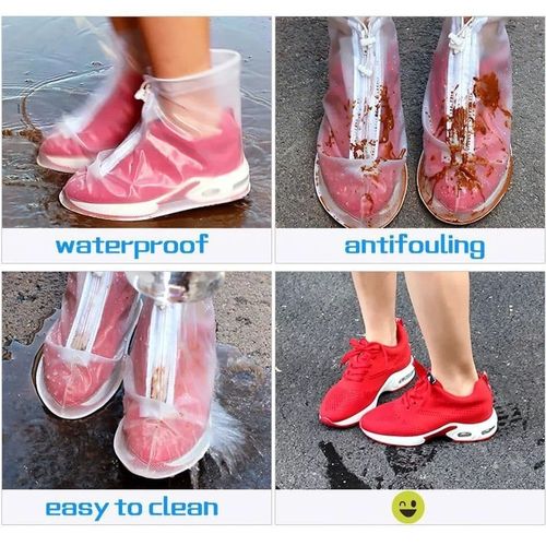 Generic Couvre-chaussures de pluie imperméables protege chaussures-réutilisables-Vert  à prix pas cher