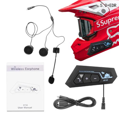 Mini oreillette bluetooth pour casque moto au meilleur prix