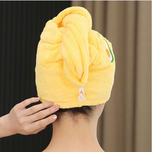 Generic Serviette pour cheveux en microfibre, absorbant, Bonnet de douche.  à prix pas cher