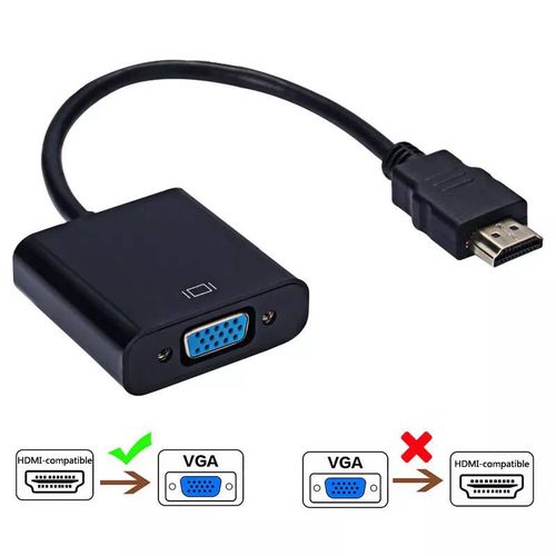 Cable HDMI + convertisseur adaptateur HDMI full DH 1080 pour