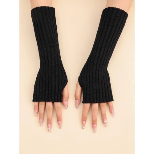 Allbestop Gants Chauds Mitaines Tricotées Dhiver,Gants Lumineux Bricolage  Mitaine Femme Noire Mitaines Femme Hiver Gants Gan