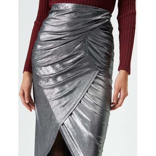 product_image_name-Koton-Jupe Gris Femme-5