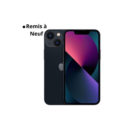 IPHONE 13 Mini 128GB / 4GB Midnight 5G A15 IOS 5,4-inch Remis à neuf