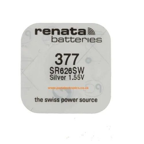 Renata 377 Pile Bouton pour Montre 1.55 volts -2 unités 1.55v