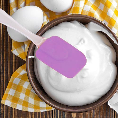 Generic 1pcs Spatule à gâteau en Silicone Résistant à la chaleur, Spatule  Cuisine Patisserie grattoir à crème à prix pas cher