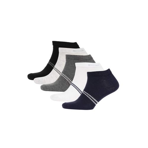 product_image_name-Defacto-Chaussettes Courtes en Coton pour Homme - 5 Paires-1