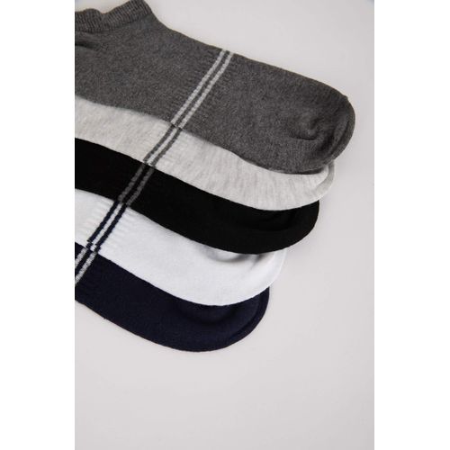 product_image_name-Defacto-Chaussettes Courtes en Coton pour Homme - 5 Paires-7