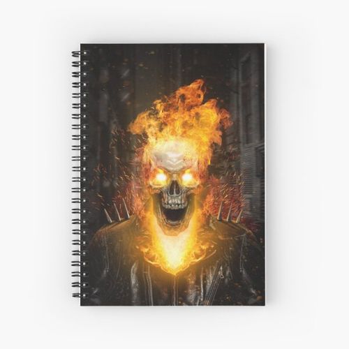 Generic Ghost Rider Spiral Notebook Bloc note