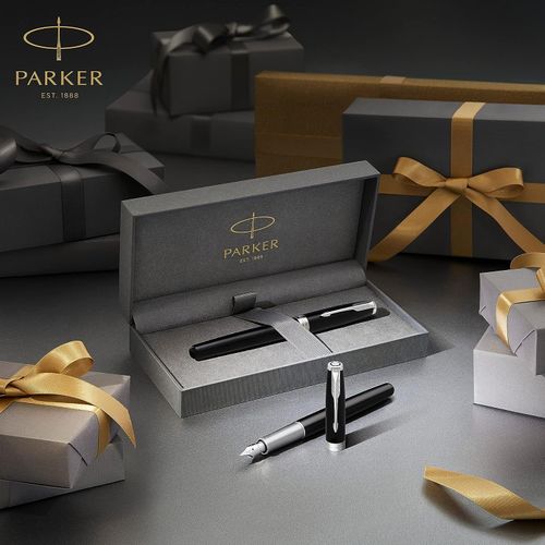 product_image_name-Parker Pen-Stylo Roller Sonnet Chromé Acier brossé, CT-5