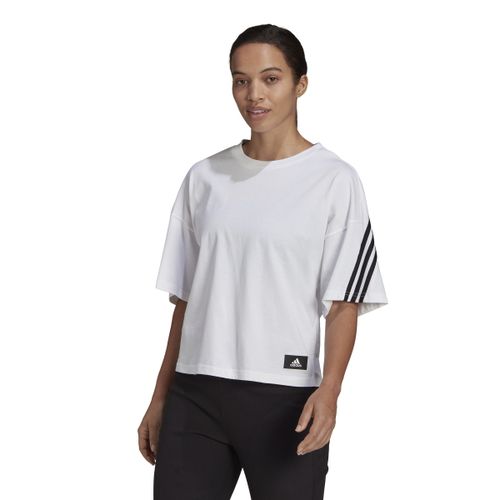 Adidas T-shirt Icons Bandes Blanc à prix pas cher | Maroc