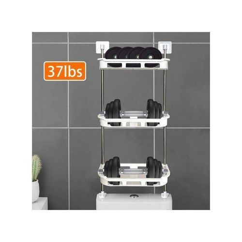 product_image_name-Generic-رف تخزين بثلاثة مستويات مع خطافات للحمام فوق المرحاض-5