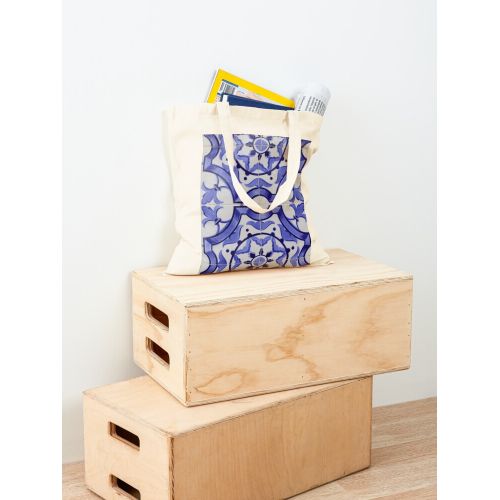 product_image_name-Generic-حقيبة يد قطن كلاسيكية بوهيمية بوهيمية من بلاط الفسيفساء البرتغالي Azulejo-2