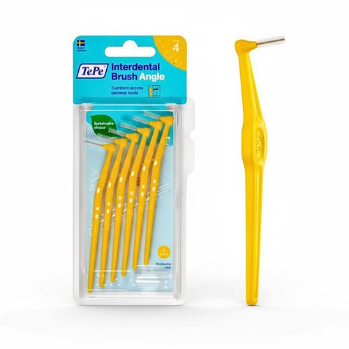 product_image_name-Tepe-Interdental Brush Dents Angle Jaune 0.7mm Taille 4 -6piececs-1
