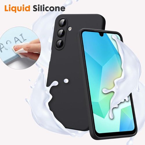 product_image_name-Case-Pochette silicone Noir pour samsung A16-5
