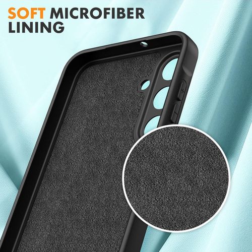 product_image_name-Case-Pochette silicone Noir pour samsung A16-7