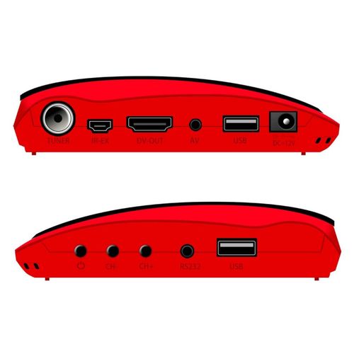 product_image_name-Starsat-Récepteur satellite  SR-450HD Pro Full HD DVBS2 5 000 canaux PVR WiFi pris en charge Noir Rouge-4