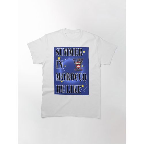 product_image_name-Generic-مجنون الصيف البلوز ي تي شيرت أبيض-2