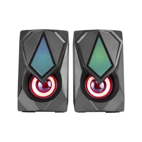 Xtrike Haut Parleur PC, Enceinte PC Gamer Enceintes Odinateur USB Haut-Parleur  Gaming à prix pas cher