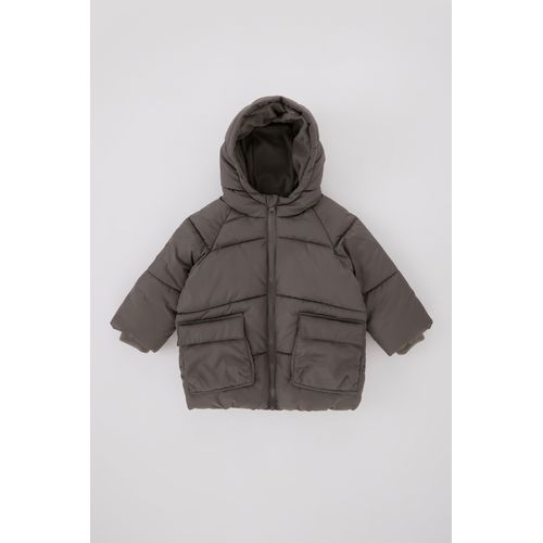 Defacto Manteau Mont a Manches Longues Coupe Regular Decontractee pour Bebe Garcon Gris a prix pas cher Jumia Maroc