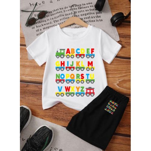 product_image_name-Generic-Ensemble 2 pièces enfant coton t-shirt + short coton-1