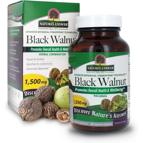product_image_name-Nature'S Answer-Black Walnut 1500mg Favorise la santé et le bien-être général 90 Capsules-2