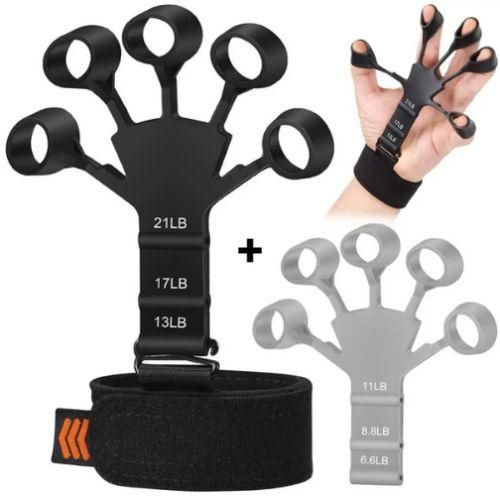 product_image_name-Generic-Entraîneur de force des mains et avant-bras, 2 pièces réglables avec 6 niveaux de résistance-1