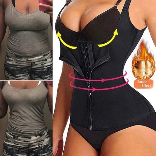 Adjustable Shoulder Strap Body Waist Cincher Vest