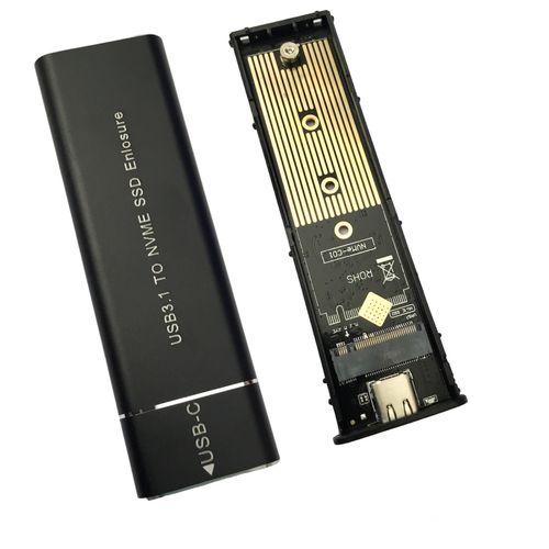 Boîtier LC-M2-C-NVME pour M.2 NVME SDD- USB 3.1 Gen. 2 Superspeed Type C /  Boîtier