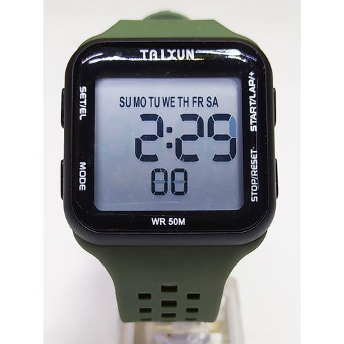 Taixun New montre Sport élégante Numérique Multifonction water