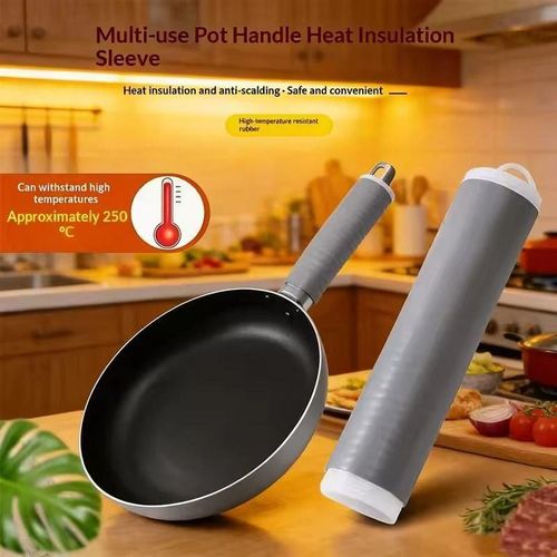 product_image_name-Generic-2PCSCouvercle de poignée de pot anti-brûlure, support en silicone souple, haute température, poêle à frire, nouveau-2