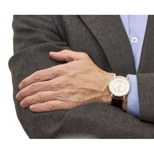 product_image_name-Casio-Design classique, dotée d'un bracelet en cuir marron et d'un cadran blanc - Dateur - MTP-B120L-7AV-3