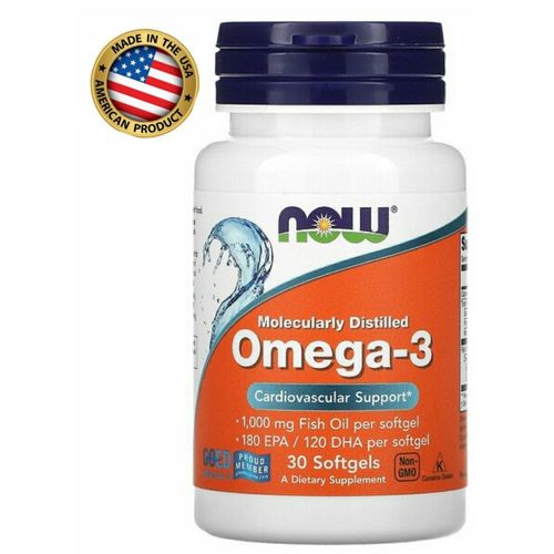product_image_name-Now-Oméga-3, Moléculairement distillé, 30 g-1