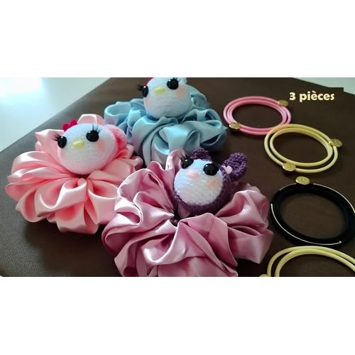 product_image_name-Generic-chouchou en satin multicolore,3 pièces-3