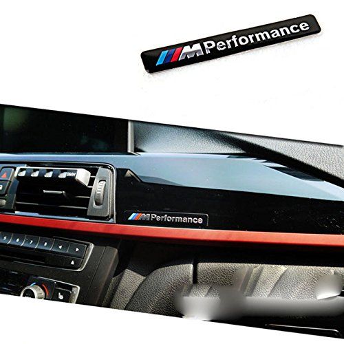 Autocollant de voiture M puissance Mline, 1 pièce, accessoires Auto  d'autocollants Logo pour BMW M 1 3 4 5 6 7E Z X M3 M5 emblème M6 Mline